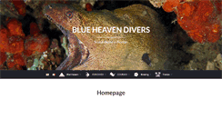 Desktop Screenshot of blueheavendivers.com